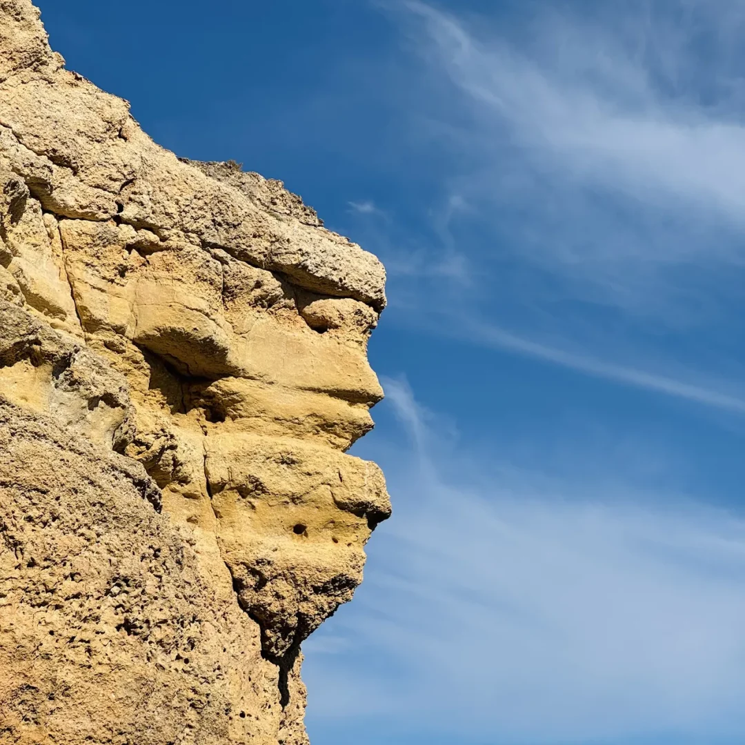 Rock formation near the sea caves along the Algarve coast, captured during an Otter Tours boat tour
